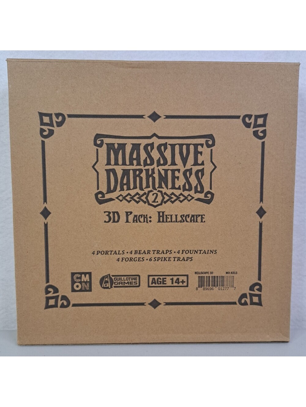 Massive Darkness 2 3D Hellscape Pack Kickstarter Exclusive CMON NEW Open Box